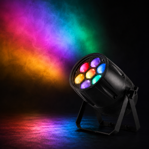 Top Lighting - SPC-129Z, Waterproof 7 × 40W RGBW Zoom LED PAR Light