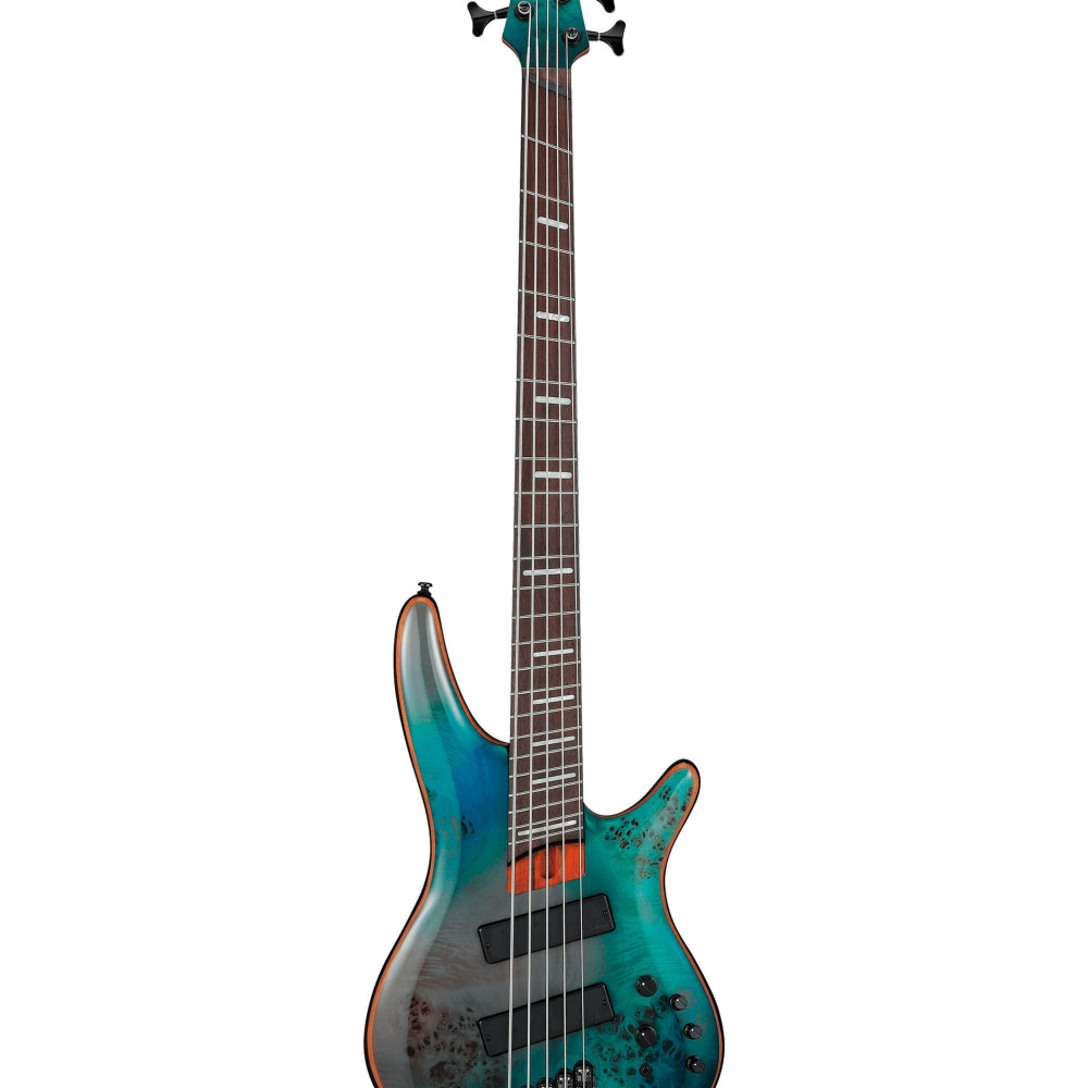 Ibanez - SRMS805-TSR, 5-String Multi-Scale Bass Guitar, Tropical Seafloor