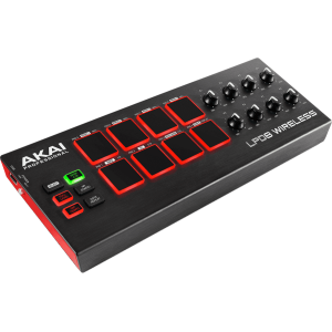 AKAI - LPD 8 Wireless, Contrôleur USB/MIDI 8 pads 8 potentiomètres Bluetooth