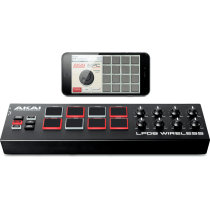AKAI - LPD 8 Wireless, Contrôleur USB/MIDI 8 pads 8 potentiomètres Bluetooth