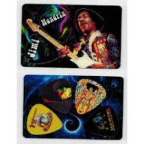 Musicplus - PikCard ®, 4 Médiators  Signature Jimi Hendrix