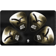 Musicplus - PikCard ®, 4 Médiators  Signature Jeff Beck