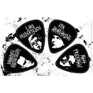 Musicplus - PikCard ®, 4 Médiators  Signature Rancid