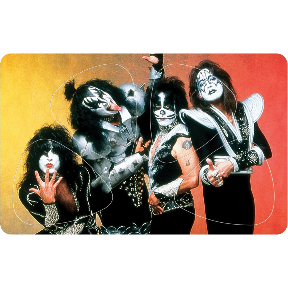 Musicplus - PikCard ®, 4 Médiators Signature Kiss Musicplus - PikCard ®, 4 Médiators Signature Kiss