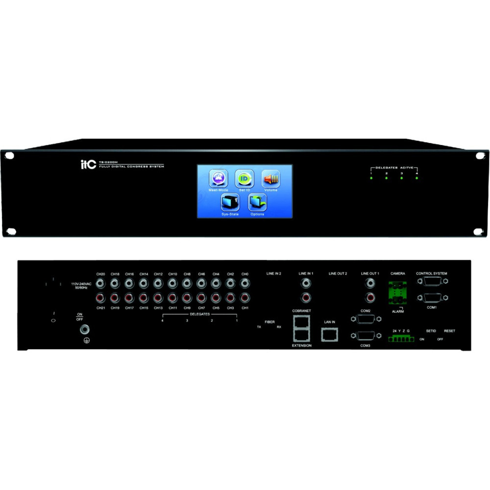 ITC - TS-0200M, Digital audio conference system controller ITC - TS-0200M, Digital audio conference system controller