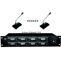 ITC - TS-358, Microphone de conférence numérique sans fil: un récepteur + 8 micros de table