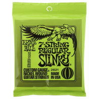 Ernie Ball - 2621, Regular Slinky Nickel 7-Cordes guitare électrique 10-56