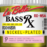 La Bella - RX-N5A, Nickel electric bass guitar string, 040-118