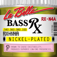 La Bella - RX-N4A, Nickel electric bass guitar string, 040-100