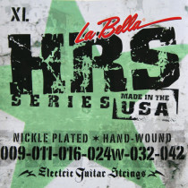 La Bella - HRS-XL, Cordes de guitare électrique en nickel, 009-042