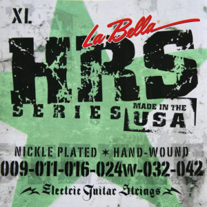 La Bella - HRS-XL, Cordes de guitare électrique en nickel, 009-042