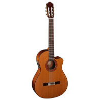 Almansa - 403 E1 Cedar Cutaway, Electro-Classical Guitar 4/4