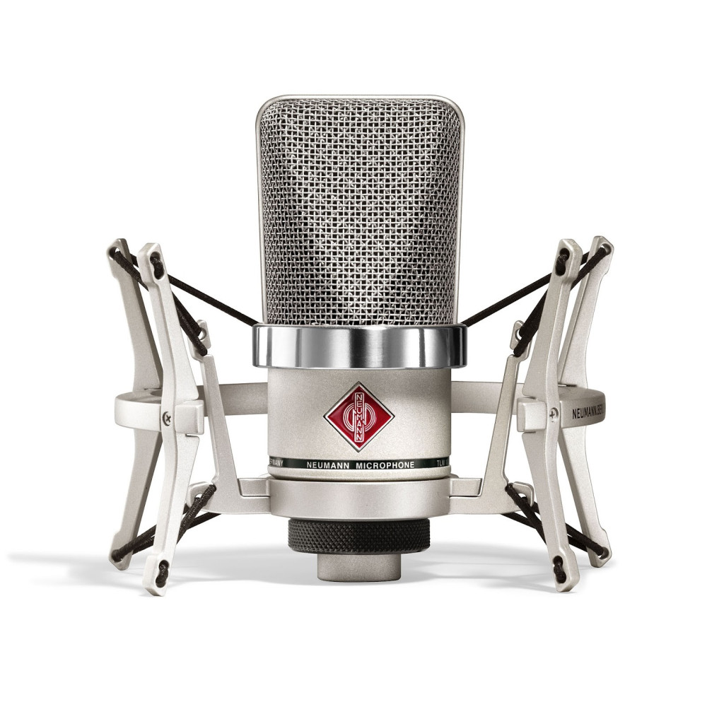 Neumann - TLM 102 Silver, Set Micro Studio électrostatique à large capsule