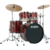 Tama - RM52KH6C-RDS, Batterie acoustique Rythm Mate Red Stream 22'' ( Cymbales incluses )
