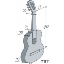 Alhambra - 5FP, Guitare Flamenco 4/4