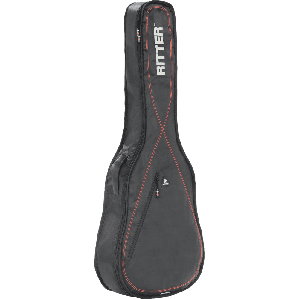 Ritter - RGP2-C-BRD, Housse guitare classique Noir Rouge