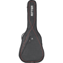 Ritter - RGP2-C-BRD, Housse guitare classique Noir Rouge