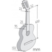 Alhambra - 7C, Guitare Classique 4/4