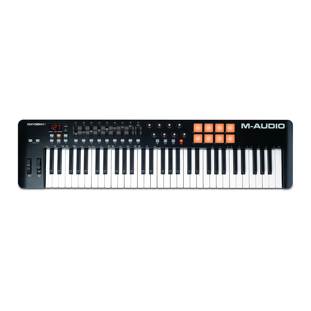 M-Audio - Oxygen 61 IV, Contrôleur MIDI USB à 61 touches M-Audio - Oxygen 61 IV, Contrôleur MIDI USB à 61 touches