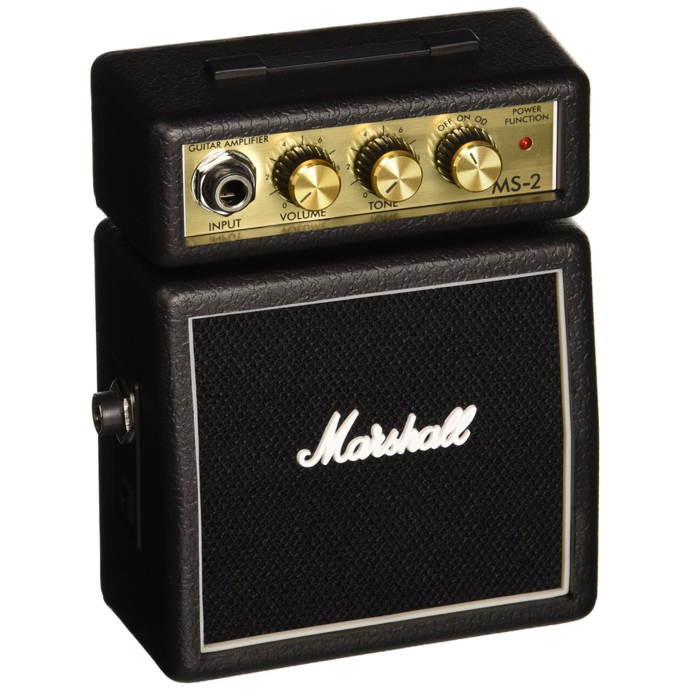 Marshall - MS2, Mini Ampli Guitare, Noir, 1W