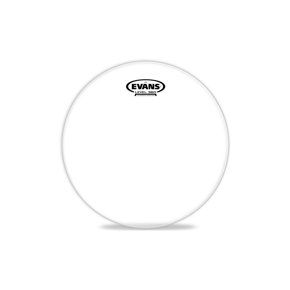 Evans - TT10G2, Peau de frappe de tom G2 transparente, 10" Evans - TT10G2, Peau de frappe de tom G2 transparente, 10"