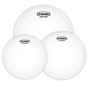 Evans - ETP-G1CTD-S, Pack de Peaux de toms G1 standards sablées, 12",13",16"