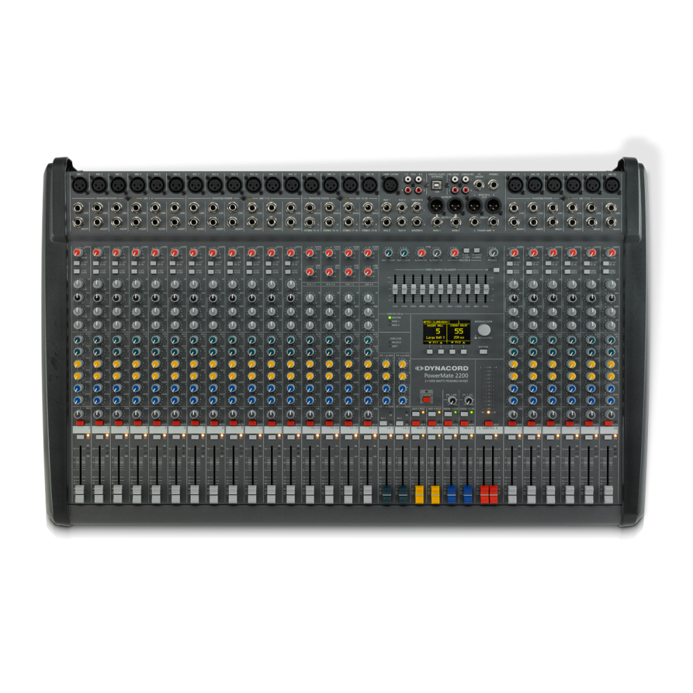 Dynacord - PowerMate 2200-3, Table amplifiée 2X1000W RMS/ 4 Ohms