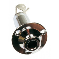 Yellow Parts - EZ1391, Prise Jack Attache Courroies Chromé pour guitare acoustique (type Takamine)