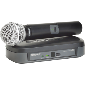 Shure - BLX24E / PG58,  Micro à main  H.F. (sans fil)