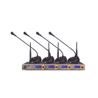 BNK - BK6666, System  de 4 Microphone de conférence Sans Fil