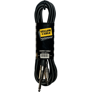 Yellow Cable - ECO K01-3, Câble RCA mâle/jack mono mâle 3m