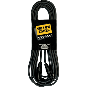 Yellow Cable - ECO M10X, Câble XLR mâle/XLR femelle 10m