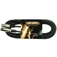 Hot Wire - 954248, Cable XLR/XLR For Microphones, Black