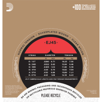 D'Addario - Pro-Arte EJ45, Cordes guitare classique Normal filet rond