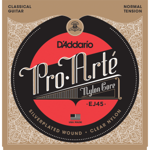 D'Addario - Pro-Arte EJ45, Cordes guitare classique Normal filet rond