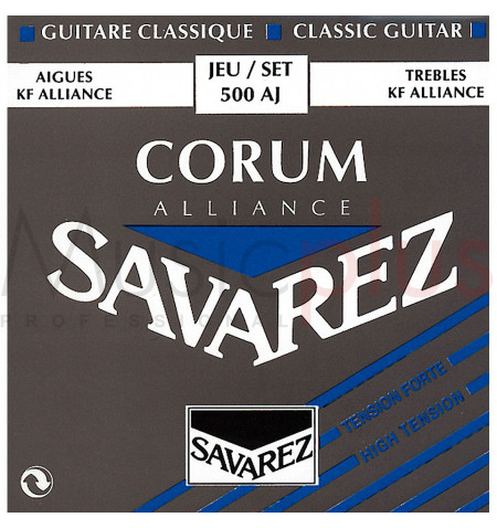 500ARJ Alliance Corum : Cordes Guitare Savarez 