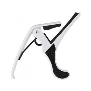Alice - A007AWH, Capo d'astro de Guitare folk, Blanc
