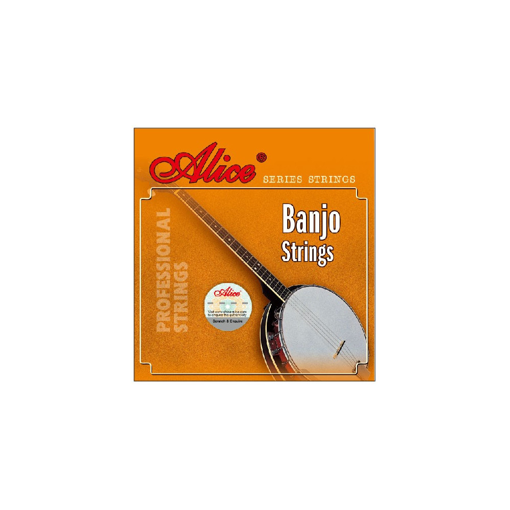 Alice - AJ05, Jeu de 5 Cordes de Banjo Alice - AJ05, Jeu de 5 Cordes de Banjo