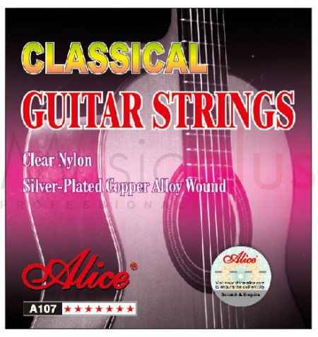 Classic guitar strings Tenson Classic Clear Nylon, High Tension