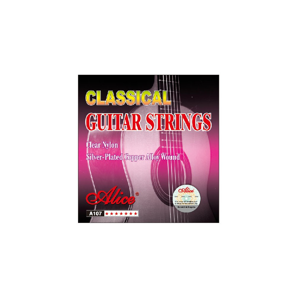 Alice - A107-N, Jeu de cordes guitare classique