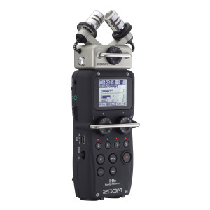 Zoom - H5, Enregistreur Portable stéréo de 4 pistes capsules interchangeables