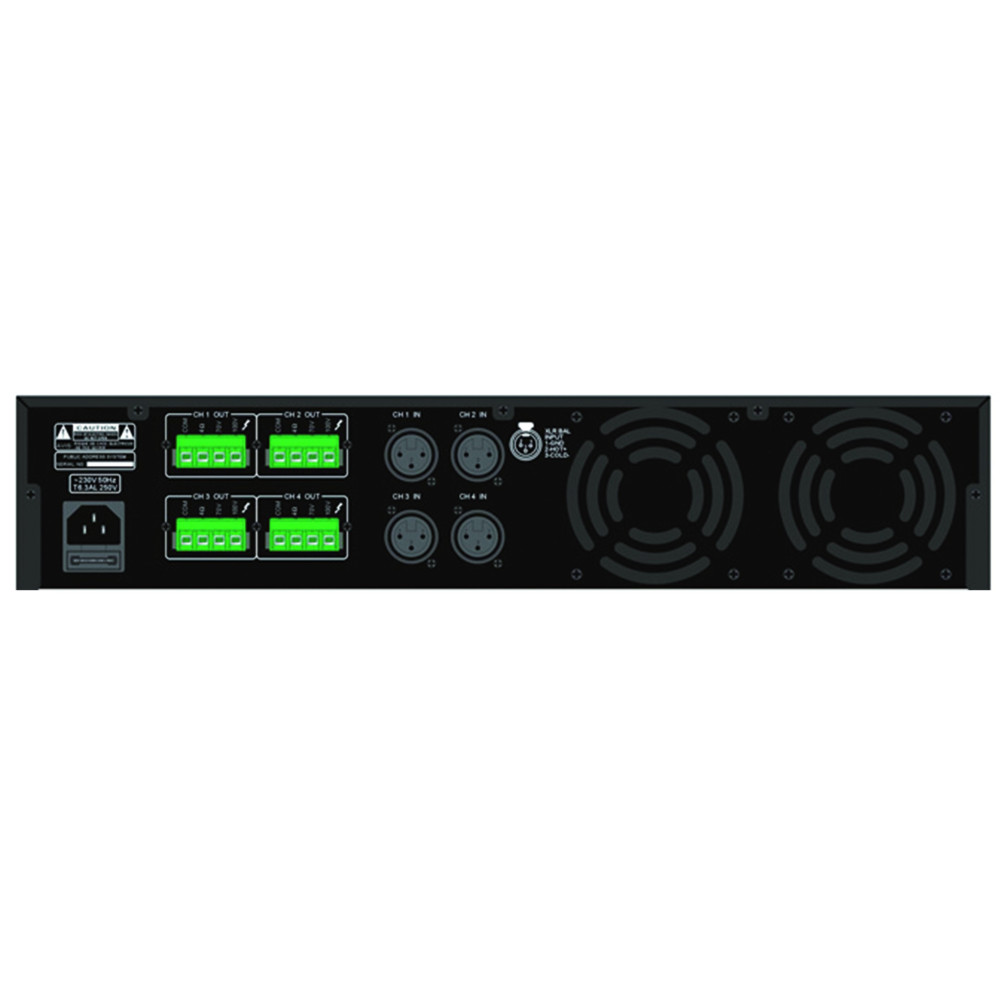 ITC - T-4S120, Amplificateur de puissance 120W, 4 canaux ITC - T-4S120, Amplificateur de puissance 120W, 4 canaux