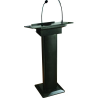 ITC - T-6236B , Podium de sonorisation, avec un col de avec cygne MIC et deux micros VHF portable