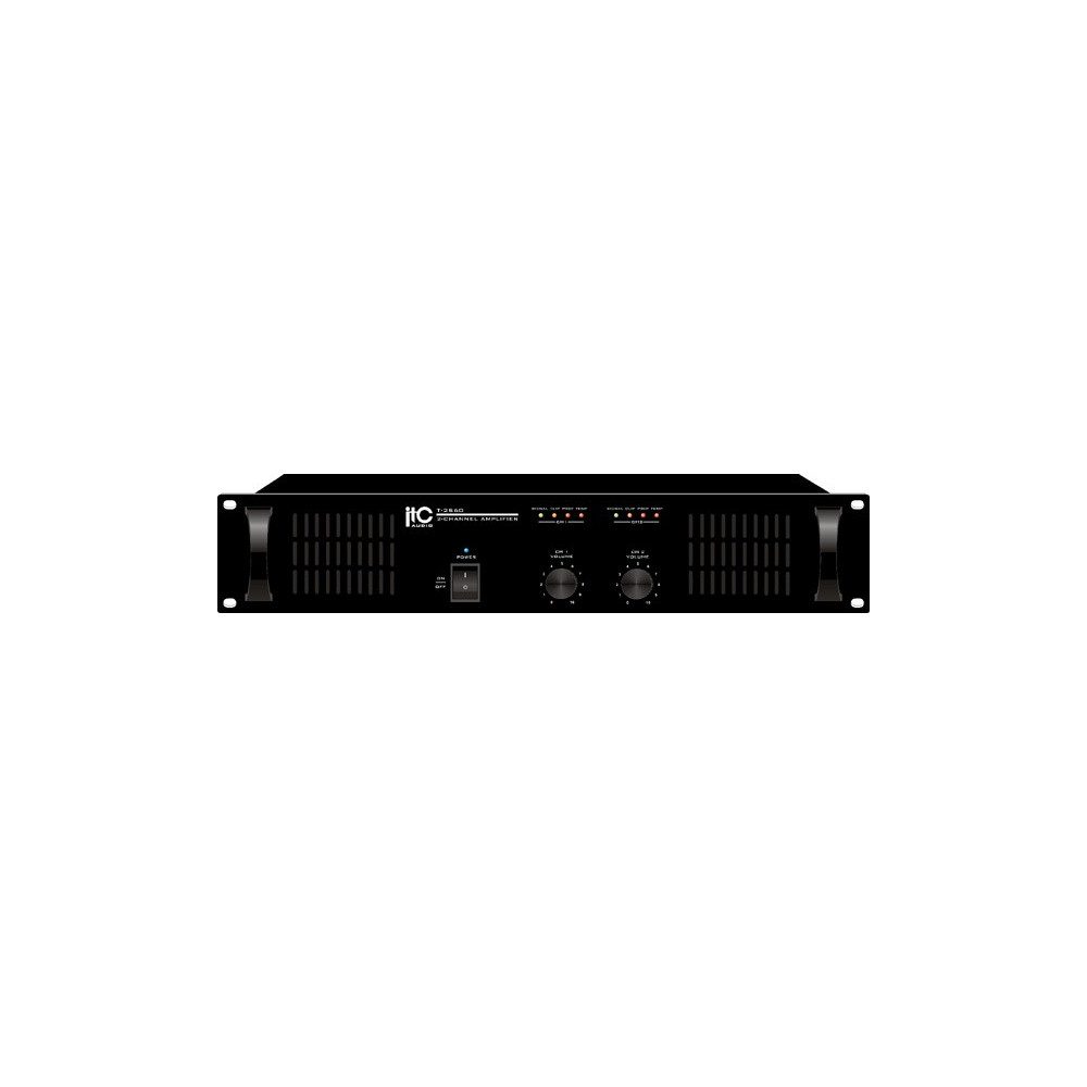 ITC - T-2S120, Amplificateur de puissance 120W, 2 canaux ITC - T-2S120, Amplificateur de puissance 120W, 2 canaux