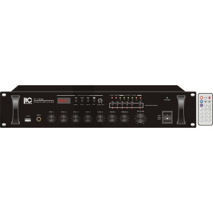 ITC - T-240BU, Amplificateur mixeur USB, avec entrées microphone symétriques et asymétriques 240W