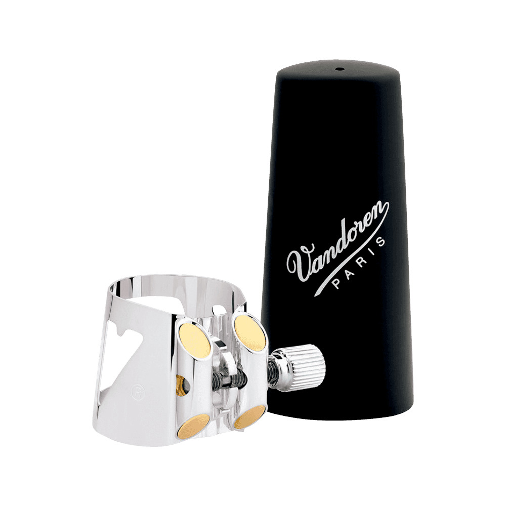 Vandoren - LC07P, Ligature Saxophone Alto en mib + cb plastique Vandoren - LC07P, Ligature Saxophone Alto en mib + cb plastique