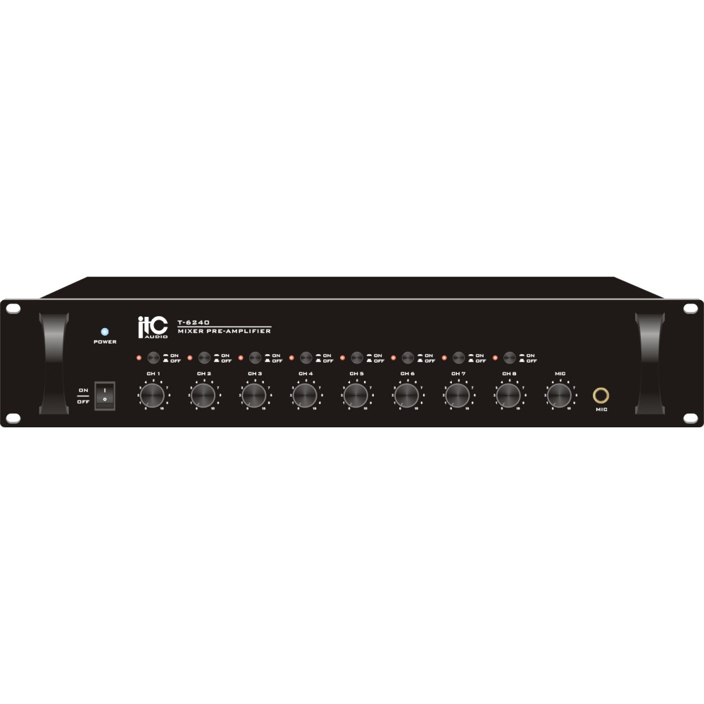 ITC - T-6240, pré-amplificateur, 8 canaux ITC - T-6240, pré-amplificateur, 8 canaux
