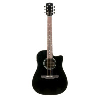 Alhambra - W-100 B GZ/LM E7, Electroacoustic Guitar, Black
