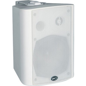 ITC - T-776AW, Haut-parleur stéréo active,  Montage mural 6" à 2 voies, 6" woofer et 1,5" tweeter