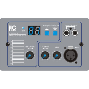 ITC - T-8000B, Contrôle à distance avec le module d'entrée audio